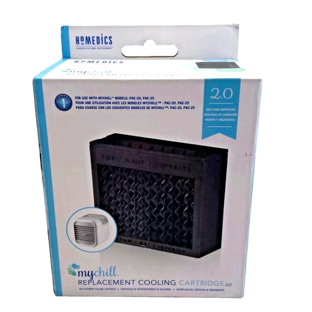 HoMedics MyChill Plus Replacement Cooling Cartridge for PAC-30, PAC-35 NWT 1 Pk